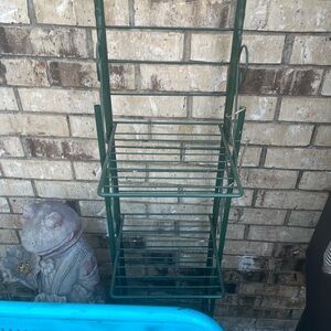 Green Metal Plant Stand